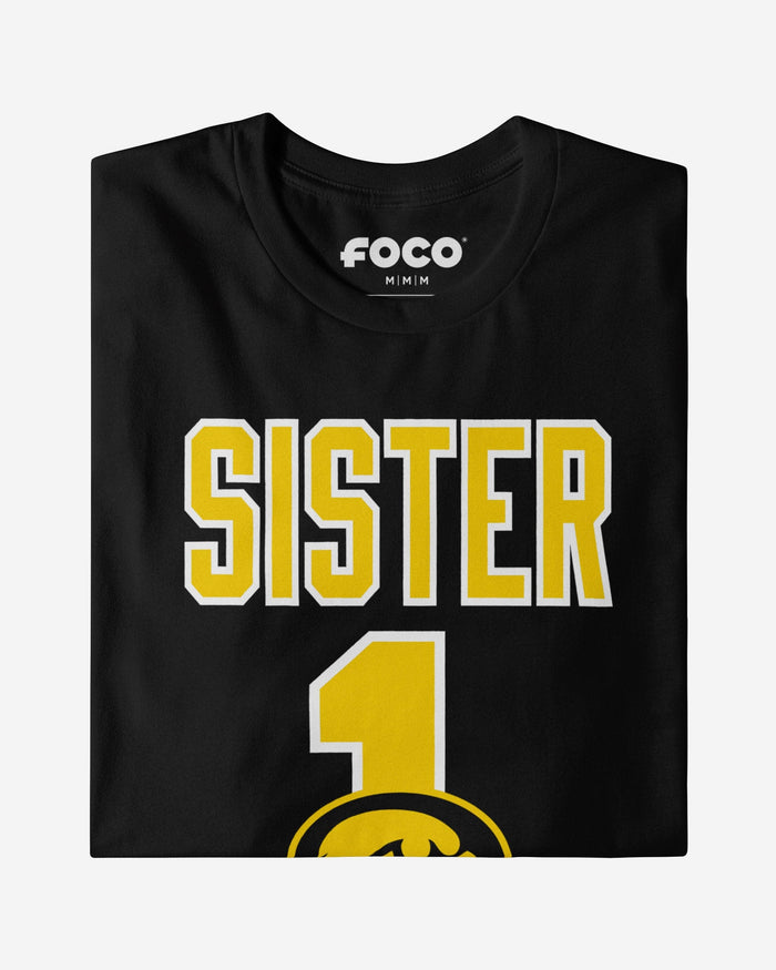 Iowa Hawkeyes Number 1 Sister T-Shirt FOCO - FOCO.com