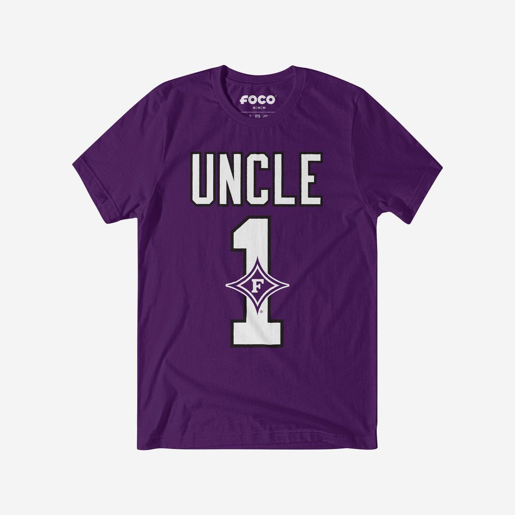 Furman Paladins Number 1 Uncle T-Shirt FOCO S - FOCO.com