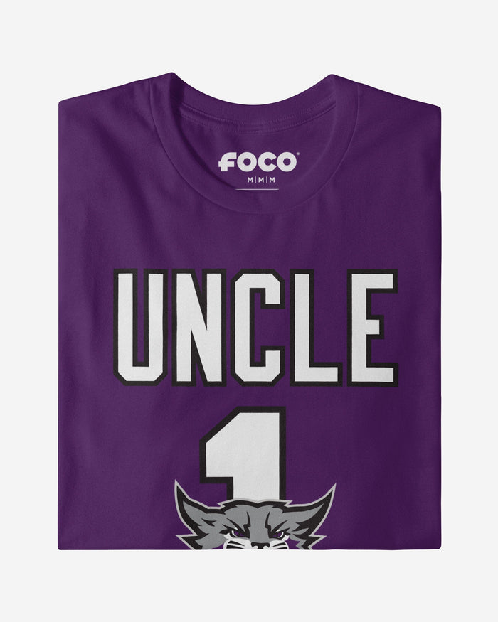 Weber State Wildcats Number 1 Uncle T-Shirt FOCO - FOCO.com