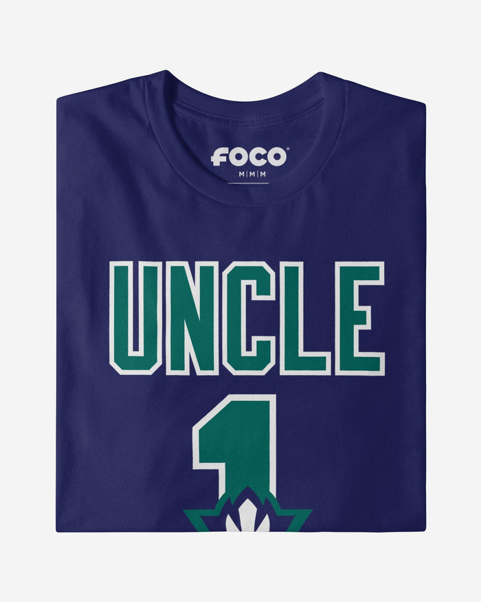 UNC Wilmington Seahawks Number 1 Uncle T-Shirt FOCO - FOCO.com