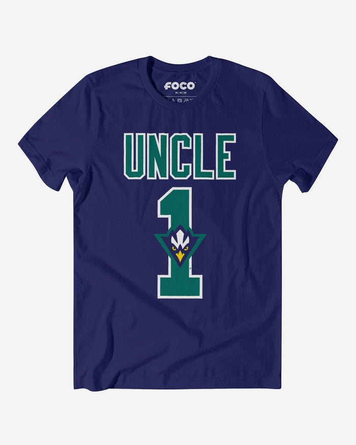 UNC Wilmington Seahawks Number 1 Uncle T-Shirt FOCO S - FOCO.com