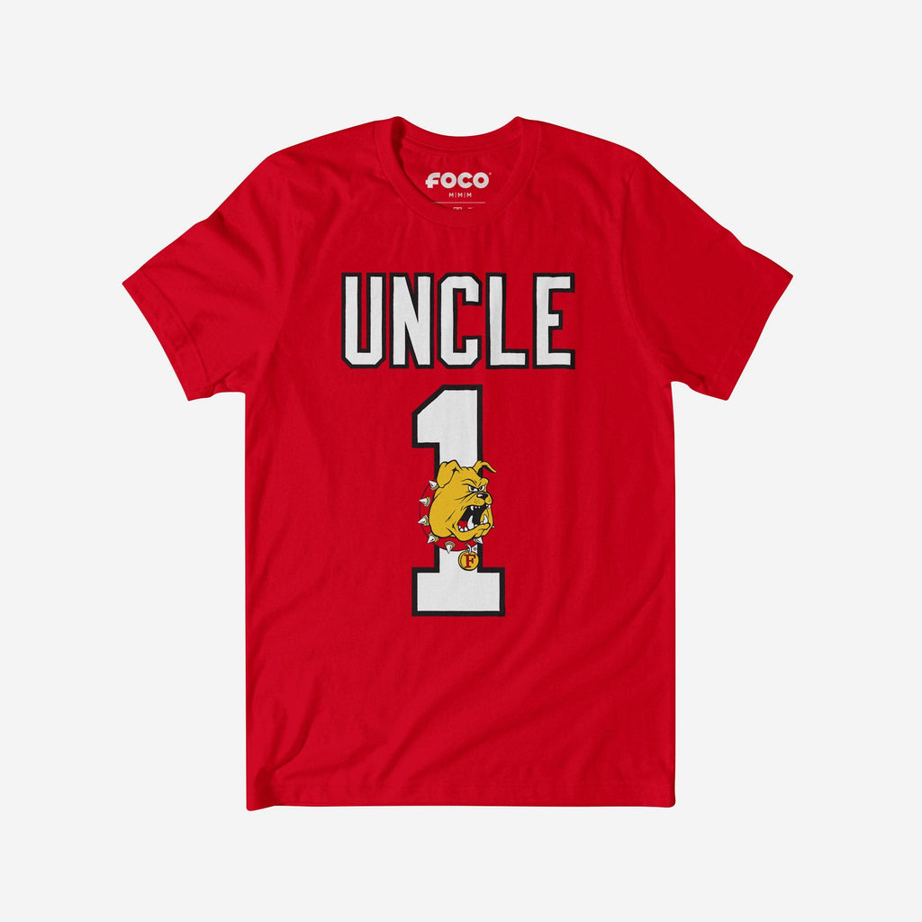 Ferris State Bulldogs Number 1 Uncle T-Shirt FOCO S - FOCO.com