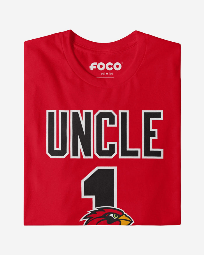 Lamar Cardinals Number 1 Uncle T-Shirt FOCO - FOCO.com