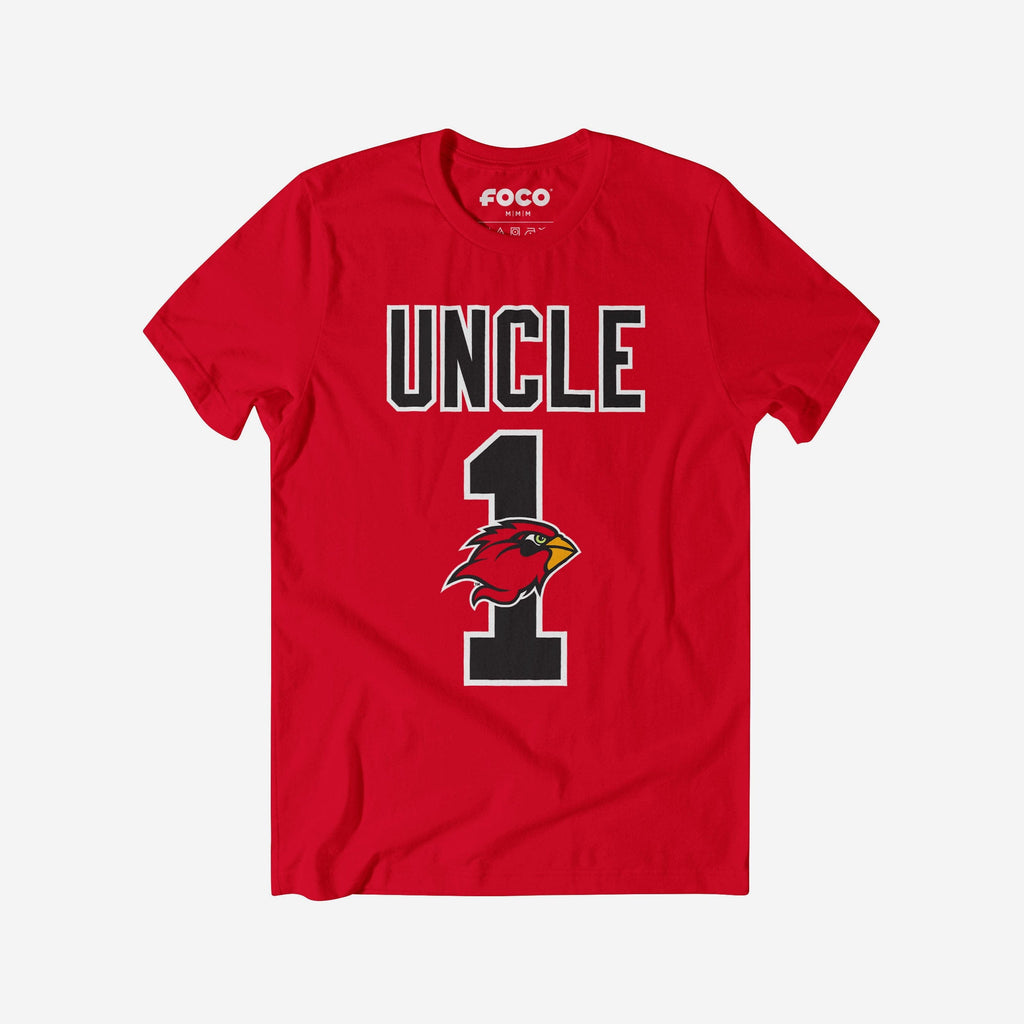 Lamar Cardinals Number 1 Uncle T-Shirt FOCO S - FOCO.com