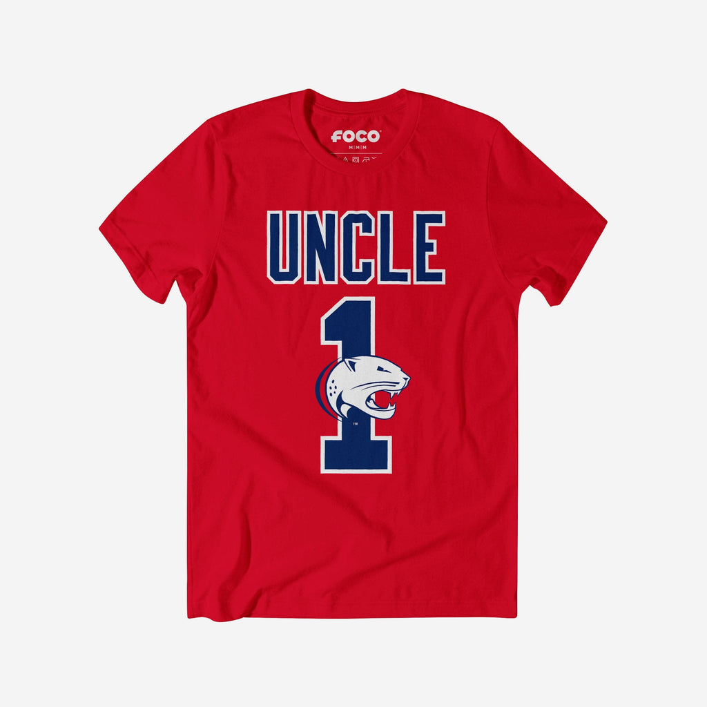 South Alabama Jaguars Number 1 Uncle T-Shirt FOCO S - FOCO.com