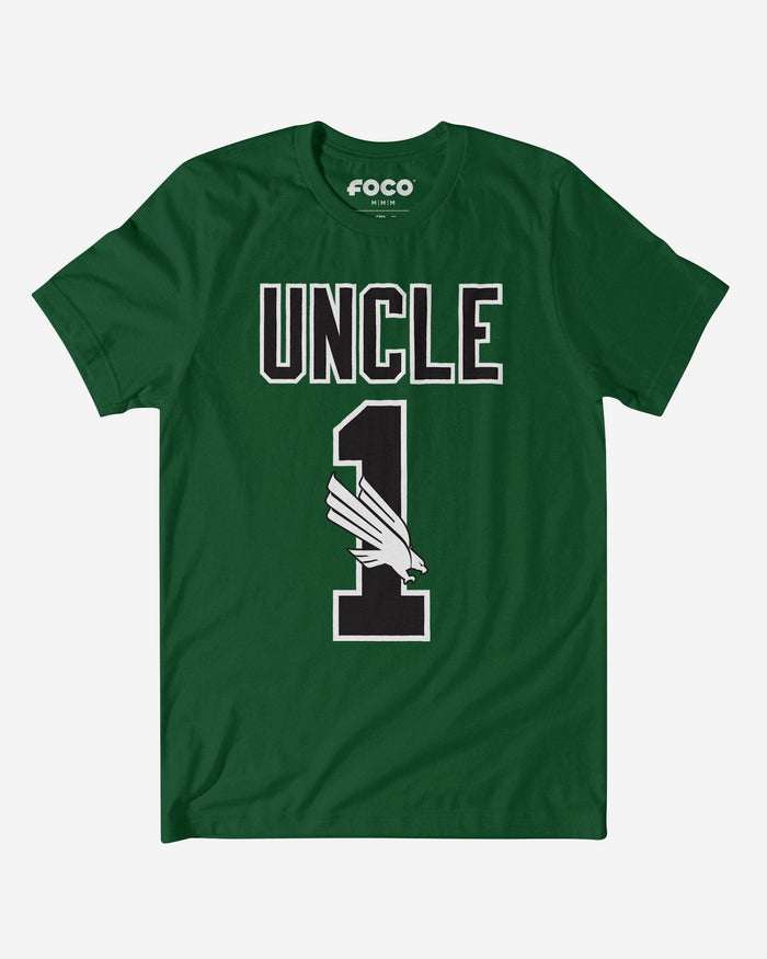 North Texas Mean Green Number 1 Uncle T-Shirt FOCO S - FOCO.com