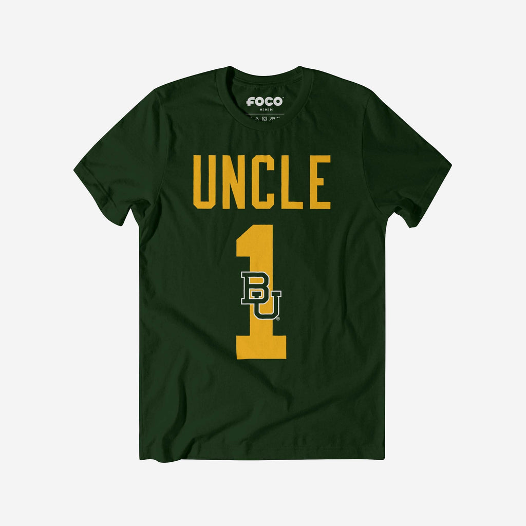 Baylor Bears Number 1 Uncle T-Shirt FOCO S - FOCO.com