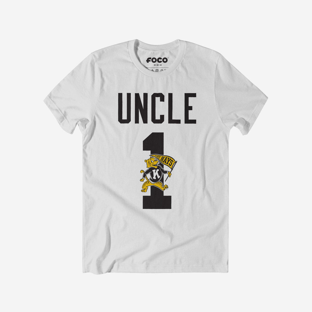 Fort Hays State Tigers Number 1 Uncle T-Shirt FOCO S - FOCO.com