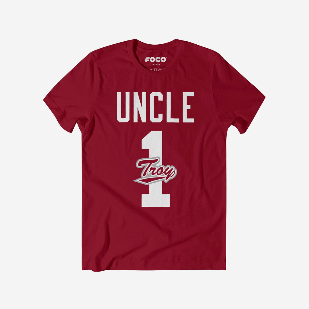 Troy Trojans Number 1 Uncle T-Shirt FOCO S - FOCO.com