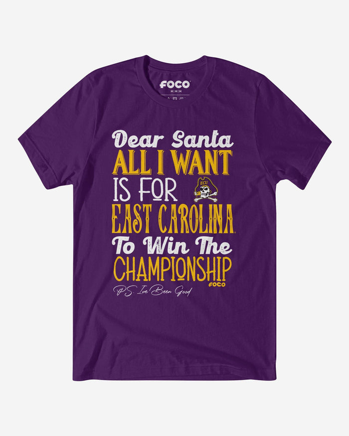 East Carolina Pirates All I Want T-Shirt FOCO S - FOCO.com