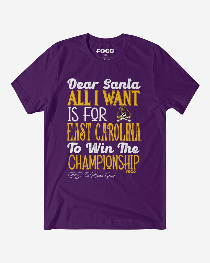 East Carolina Pirates All I Want T-Shirt FOCO S - FOCO.com
