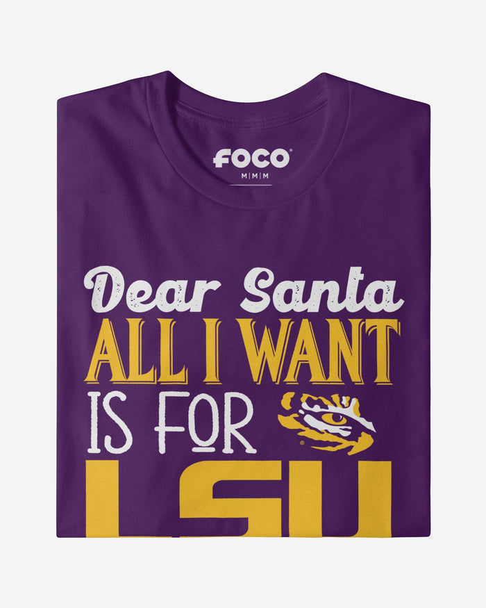 LSU Tigers All I Want T-Shirt FOCO - FOCO.com