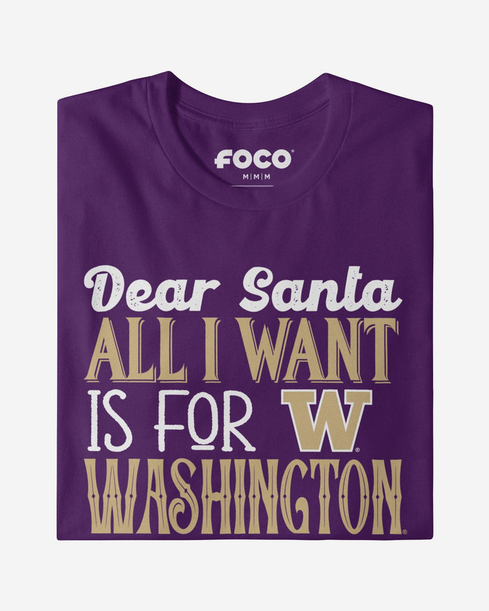 Washington Huskies All I Want T-Shirt FOCO - FOCO.com