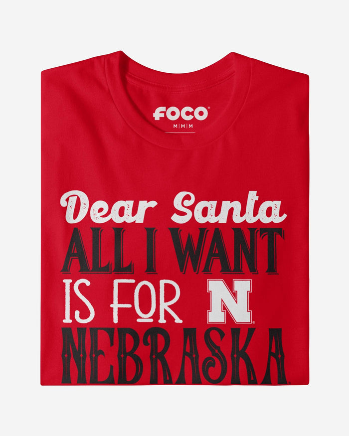 Nebraska Cornhuskers All I Want T-Shirt FOCO - FOCO.com