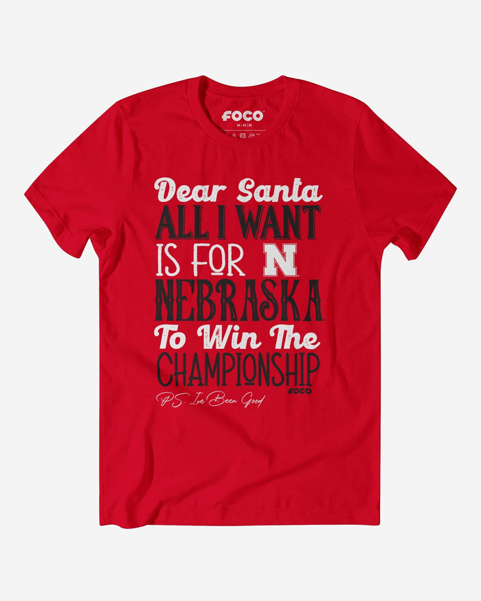 Nebraska Cornhuskers All I Want T-Shirt FOCO S - FOCO.com
