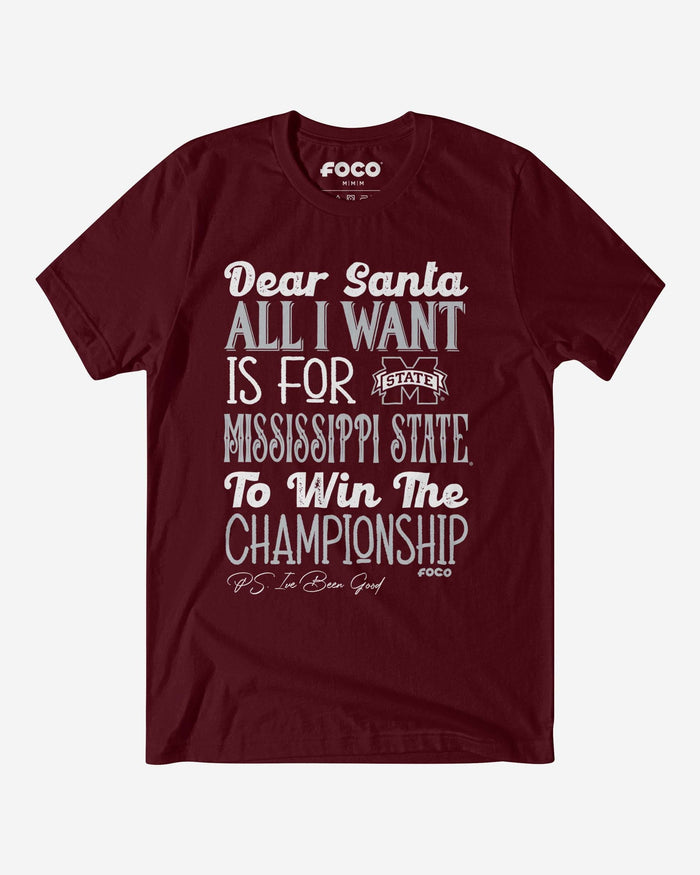 Mississippi State Bulldogs All I Want T-Shirt FOCO S - FOCO.com
