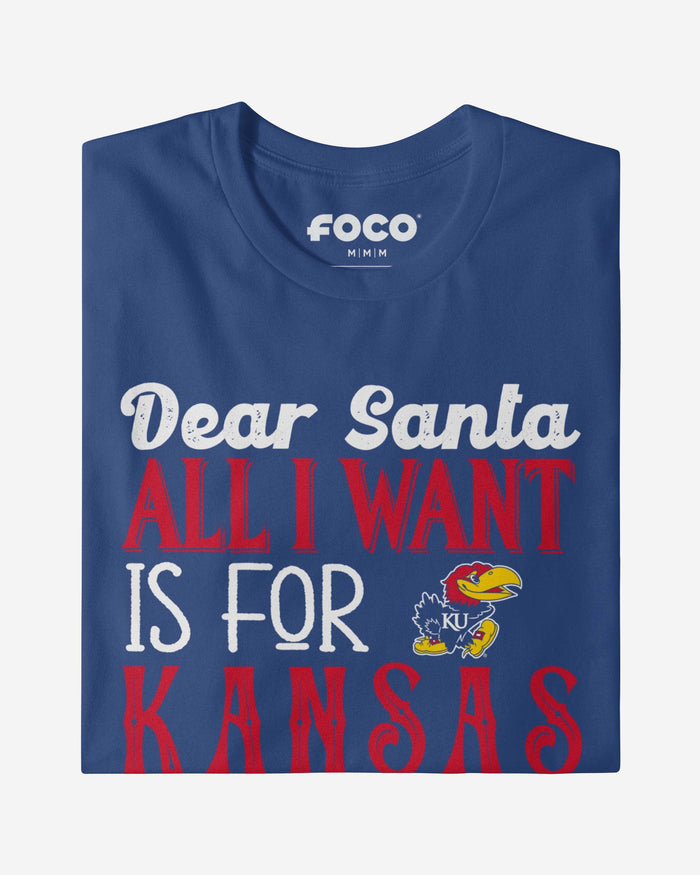 Kansas Jayhawks All I Want T-Shirt FOCO - FOCO.com
