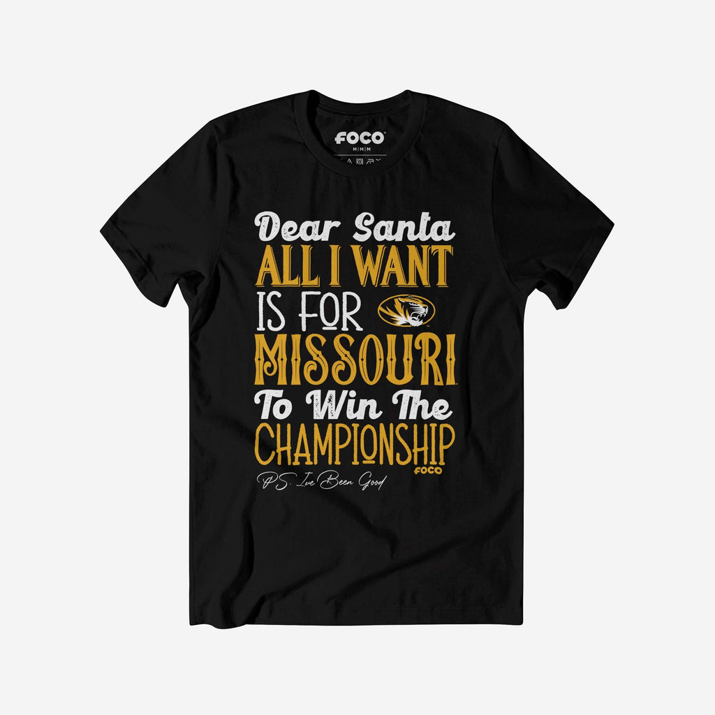 Missouri Tigers All I Want T-Shirt FOCO S - FOCO.com
