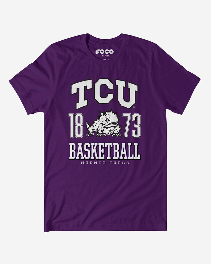 TCU Horned Frogs Basketball T-Shirt FOCO S - FOCO.com