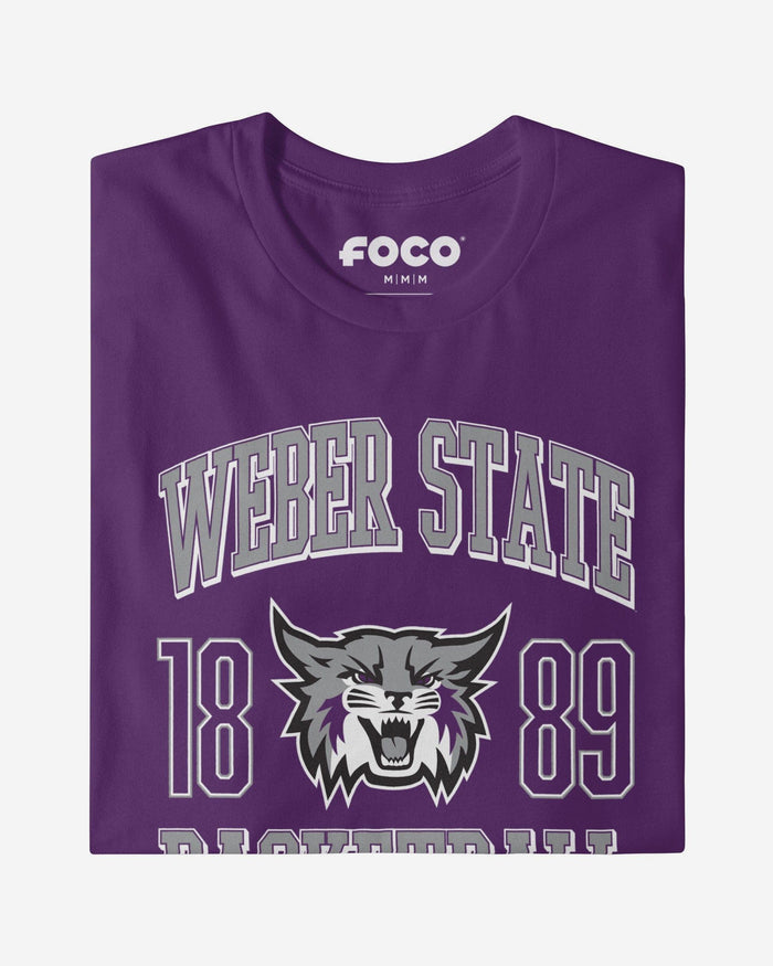 Weber State Wildcats Basketball T-Shirt FOCO S - FOCO.com