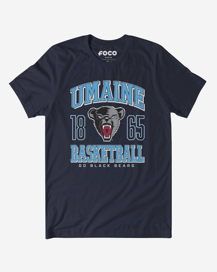 Maine Black Bears Basketball T-Shirt FOCO S - FOCO.com