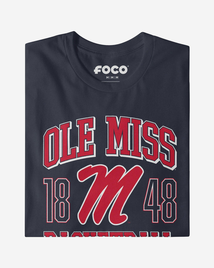 Ole Miss Rebels Basketball T-Shirt FOCO S - FOCO.com