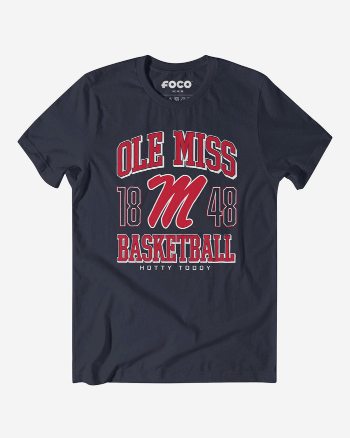 Ole Miss Rebels Basketball T-Shirt FOCO S - FOCO.com