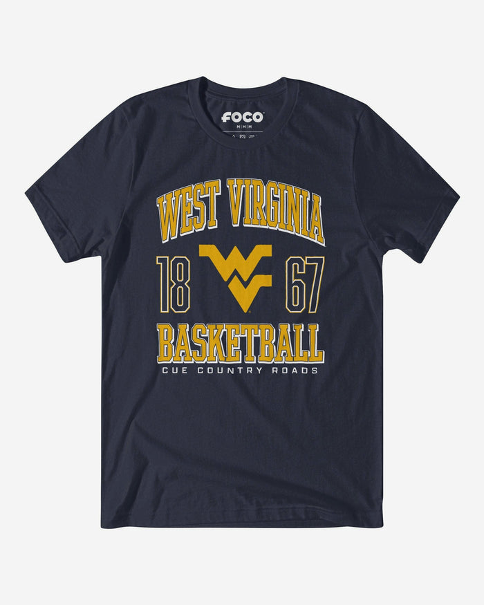 West Virginia Mountaineers Basketball T-Shirt FOCO S - FOCO.com