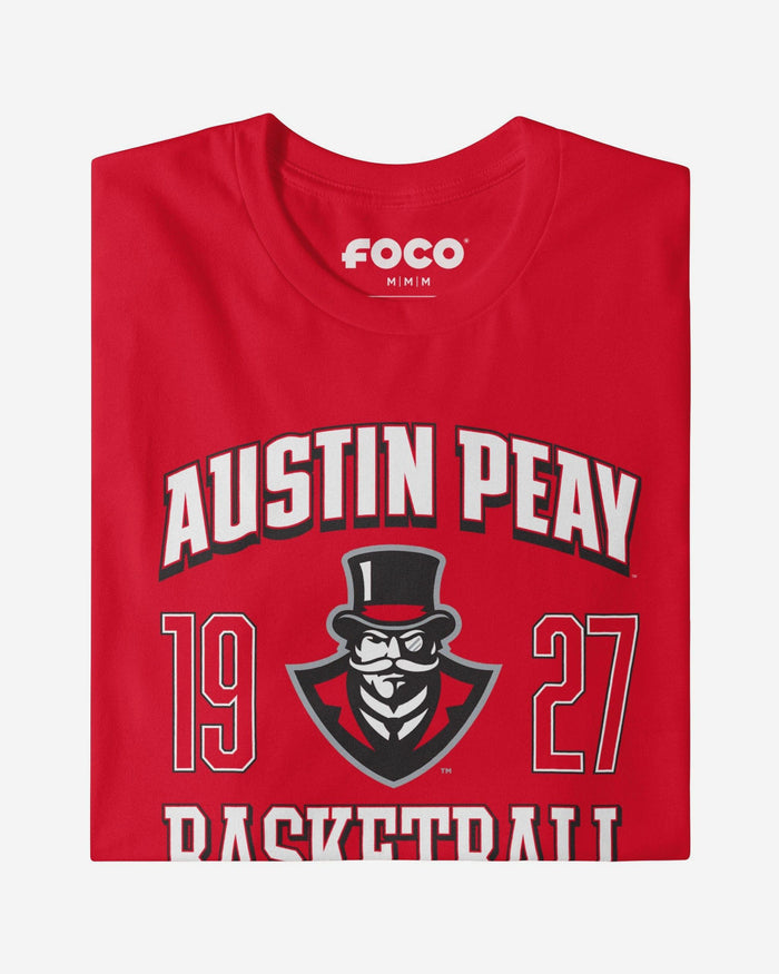 Austin Peay Governors Basketball T-Shirt FOCO S - FOCO.com