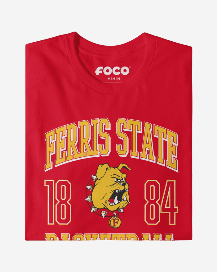 Ferris State Bulldogs Basketball T-Shirt FOCO S - FOCO.com