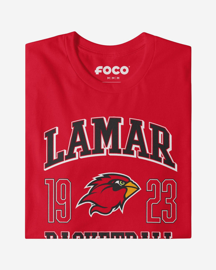 Lamar Cardinals Basketball T-Shirt FOCO S - FOCO.com