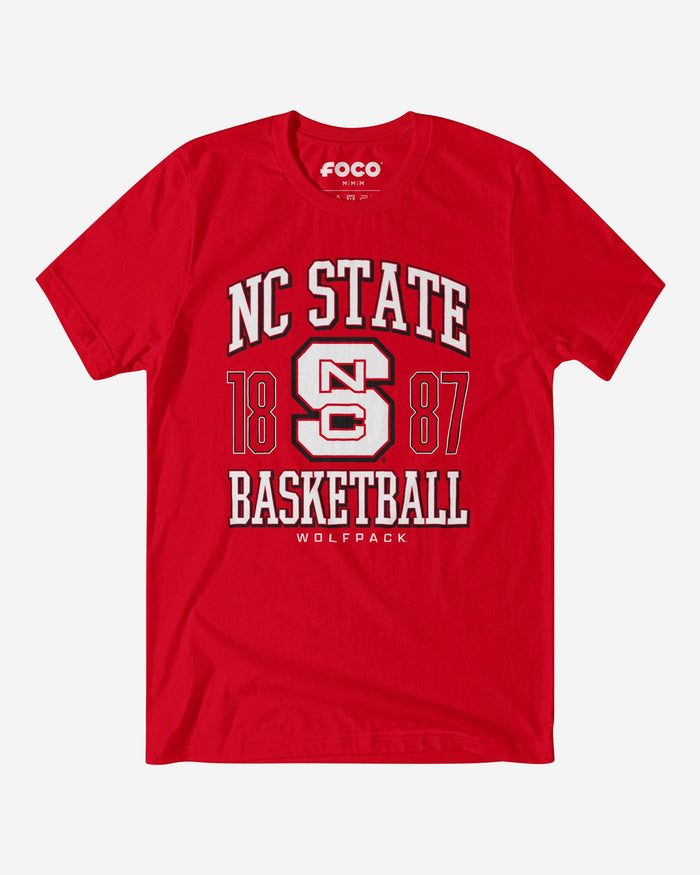 NC State Wolfpack Basketball T-Shirt FOCO S - FOCO.com