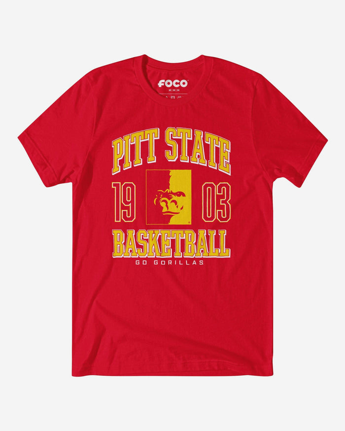 Pittsburg State Gorillas Basketball T-Shirt FOCO S - FOCO.com