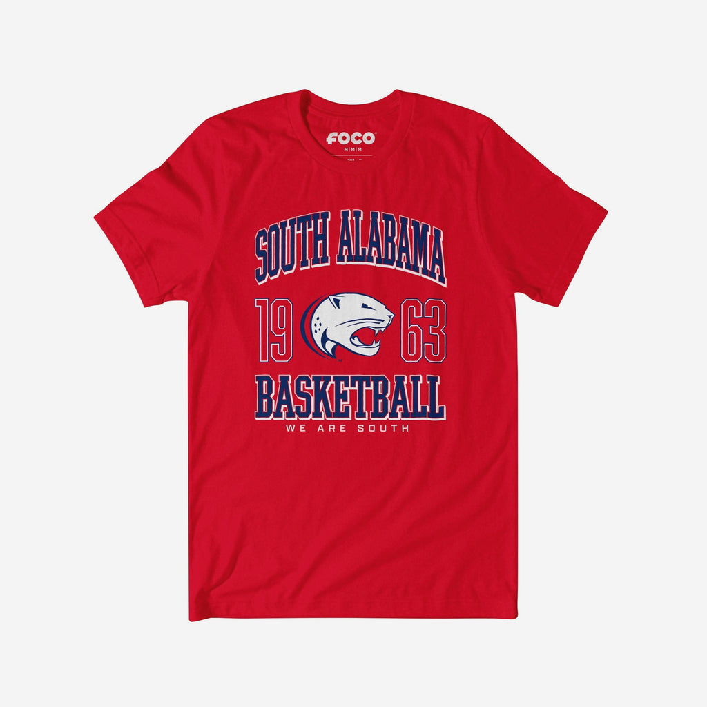 South Alabama Jaguars Basketball T-Shirt FOCO S - FOCO.com