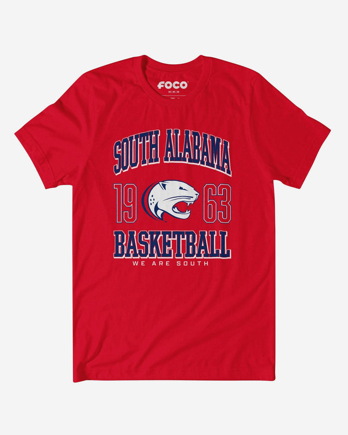 South Alabama Jaguars Basketball T-Shirt FOCO S - FOCO.com