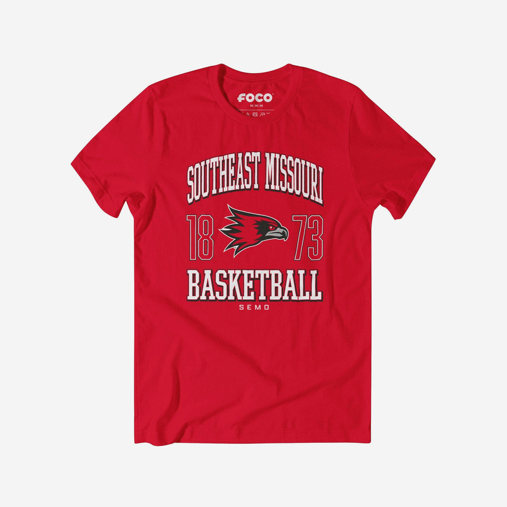 Southeast Missouri State Redhawks Basketball T-Shirt FOCO S - FOCO.com