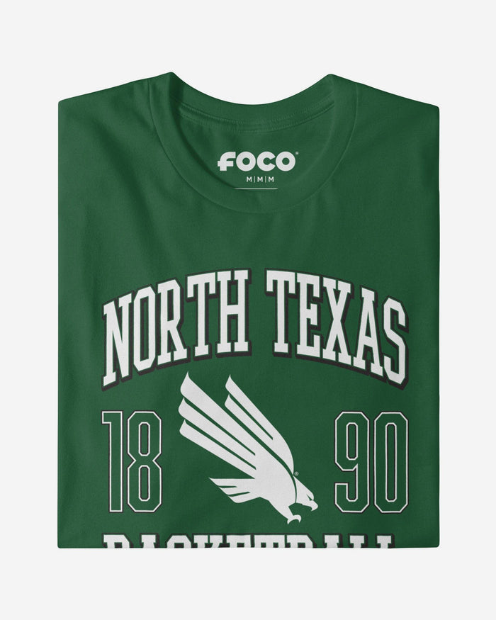 North Texas Mean Green Basketball T-Shirt FOCO S - FOCO.com