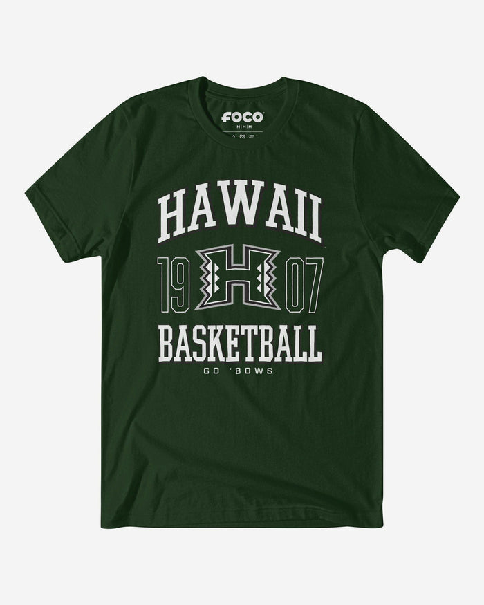 Hawaii Rainbow Warriors Basketball T-Shirt FOCO S - FOCO.com