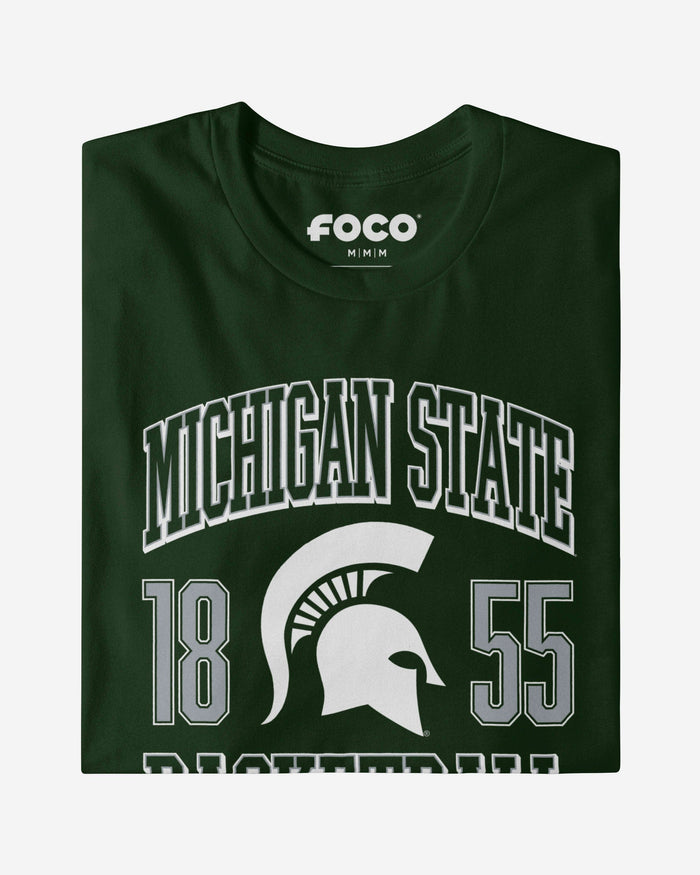 Michigan State Spartans Basketball T-Shirt FOCO - FOCO.com