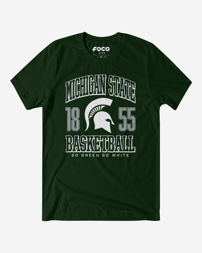 Michigan State Spartans Basketball T-Shirt FOCO S - FOCO.com