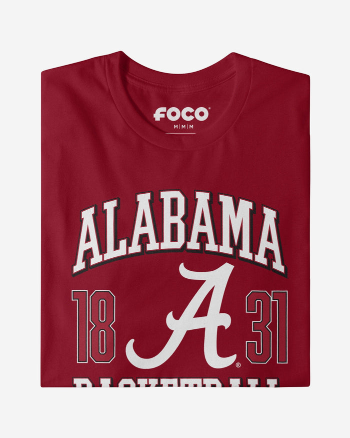 Alabama Crimson Tide Basketball T-Shirt FOCO - FOCO.com