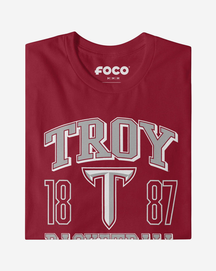 Troy Trojans Basketball T-Shirt FOCO S - FOCO.com