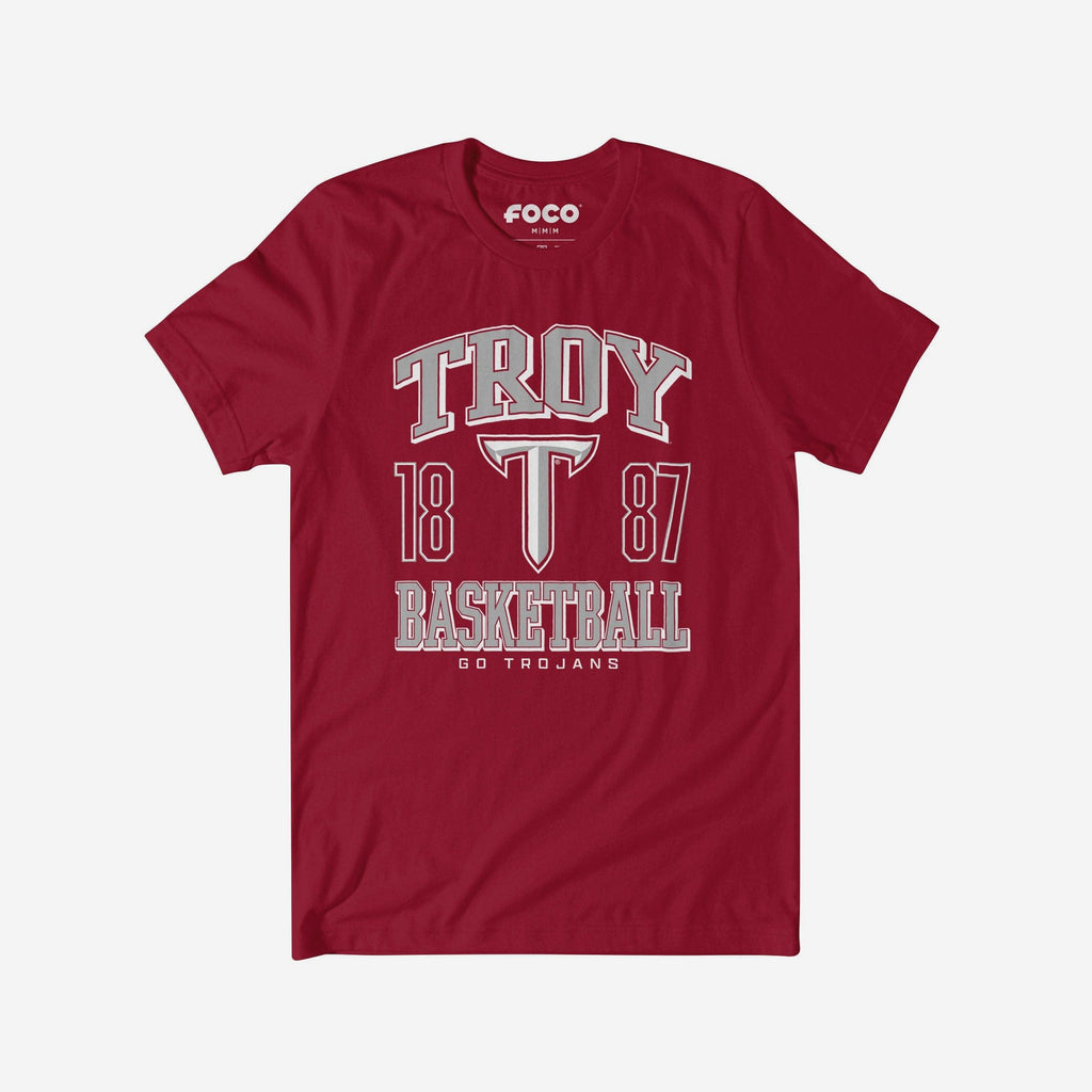 Troy Trojans Basketball T-Shirt FOCO S - FOCO.com