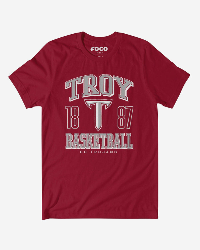 Troy Trojans Basketball T-Shirt FOCO S - FOCO.com