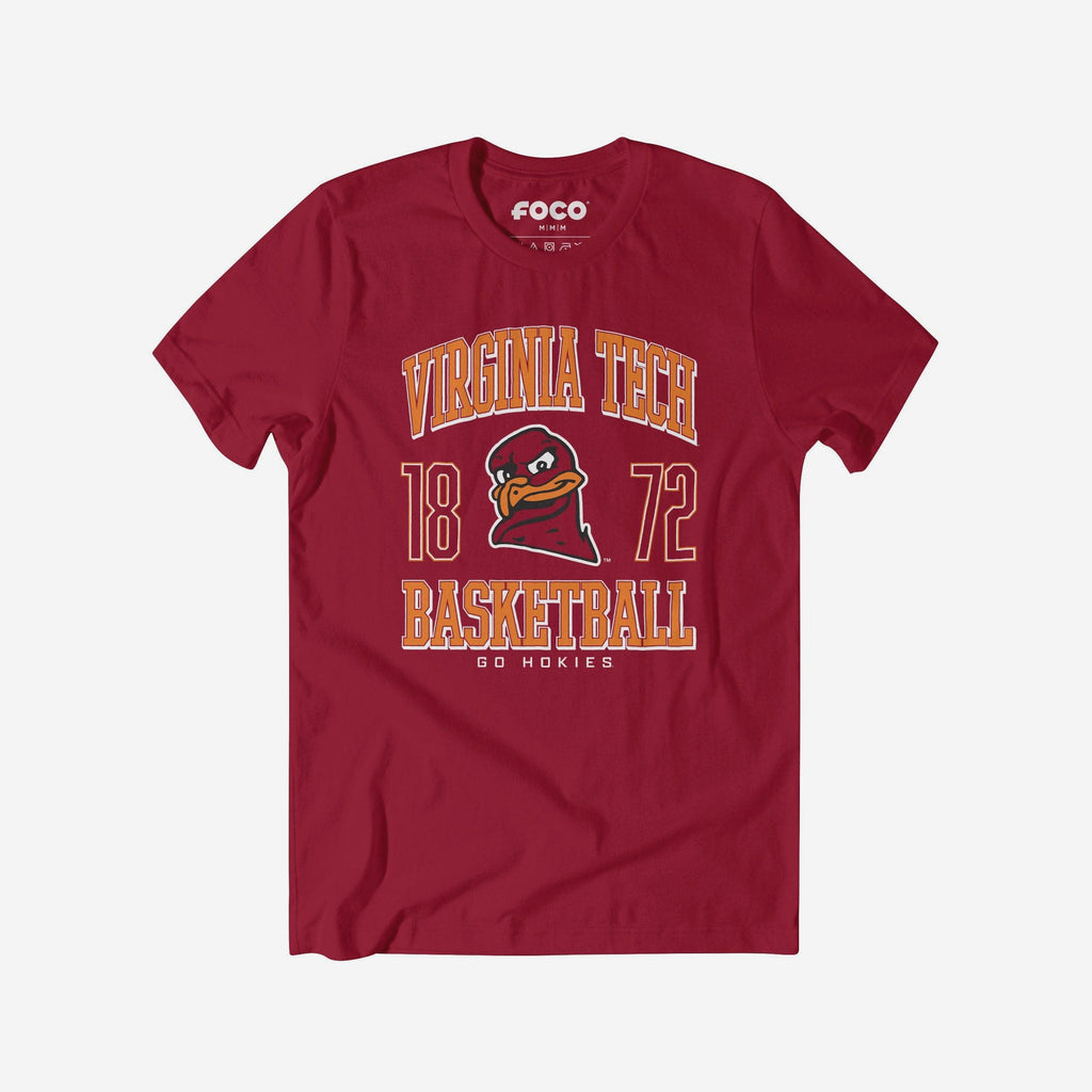 Virginia Tech Hokies Basketball T-Shirt FOCO S - FOCO.com