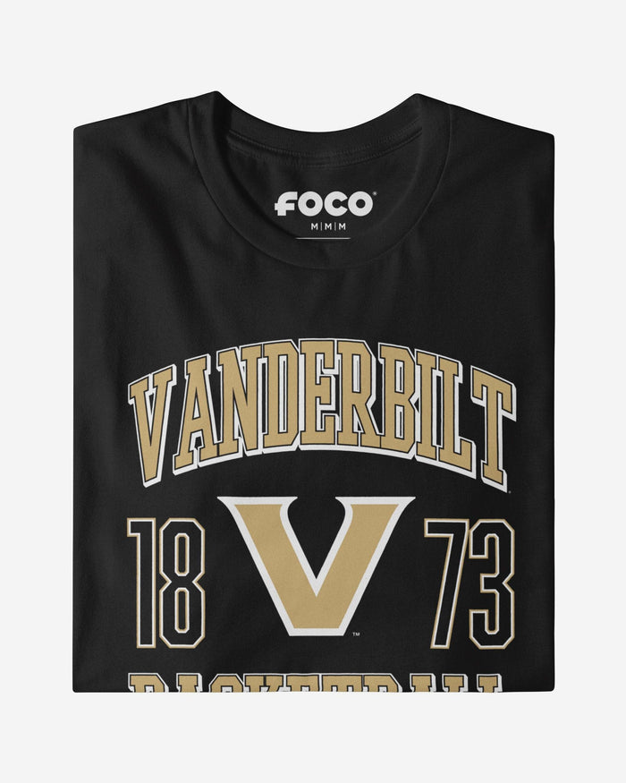 Vanderbilt Commodores Basketball T-Shirt FOCO S - FOCO.com