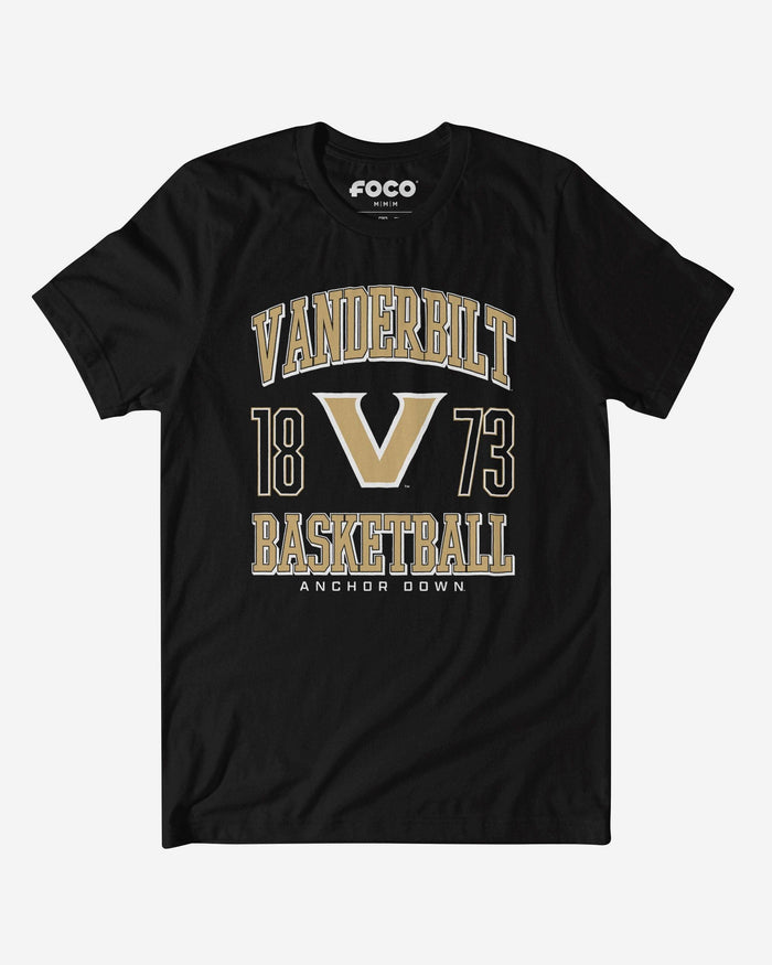 Vanderbilt Commodores Basketball T-Shirt FOCO S - FOCO.com