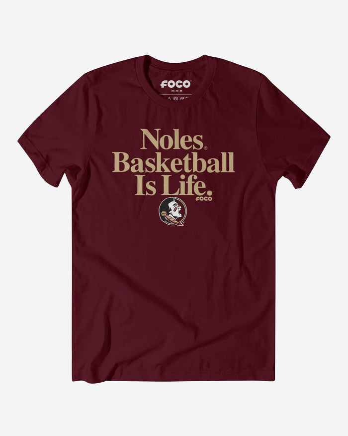 Florida State Seminoles Basketball is Life T-Shirt FOCO S - FOCO.com