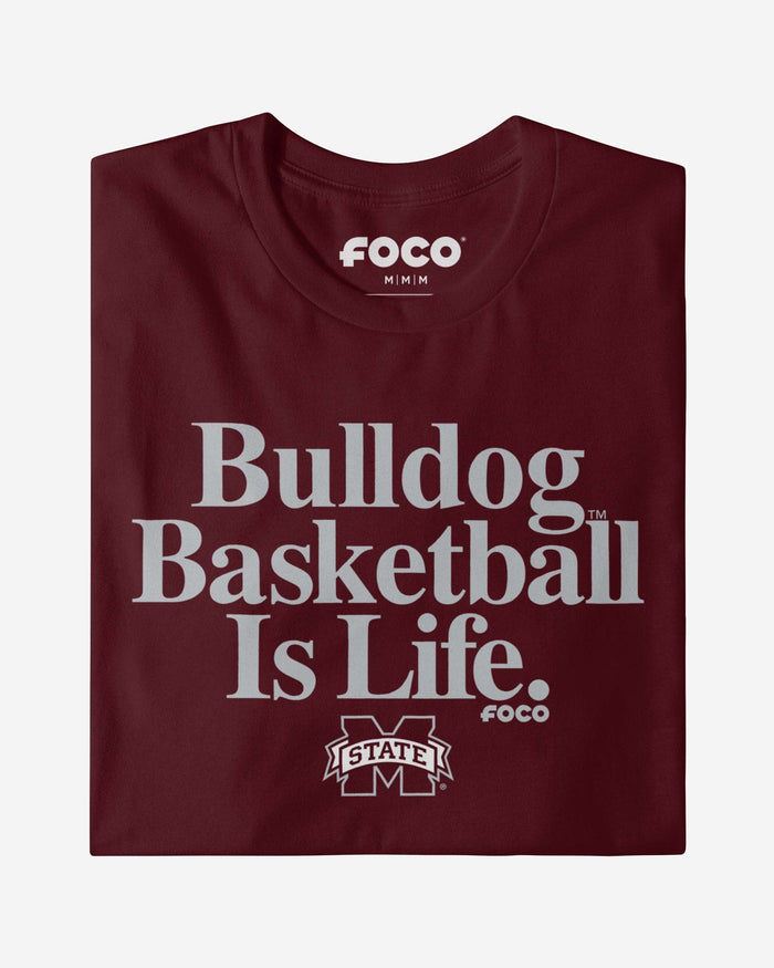 Mississippi State Bulldogs Basketball is Life T-Shirt FOCO - FOCO.com