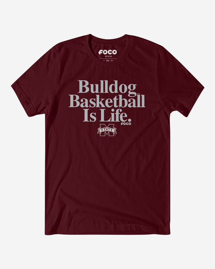 Mississippi State Bulldogs Basketball is Life T-Shirt FOCO S - FOCO.com